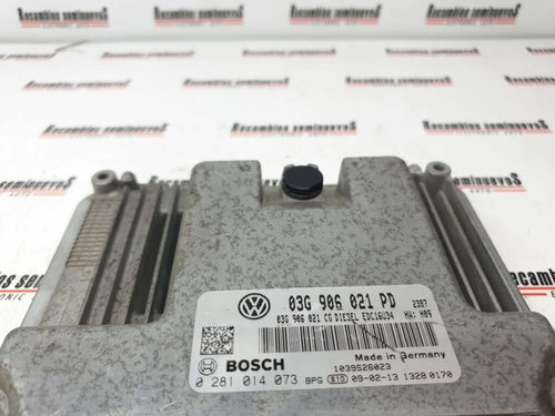Calculator Motor BOSCH VOLKSWAGEN CADDY 0 281 014 073 / 0281014073 / EDC16U34 / 03G 906 021 PD / 03G...