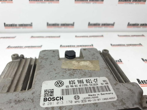 Calculator Motor BOSCH VOLKSWAGEN EOS 0 281 013 170 / 0281013170 / EDC16U34 / 03G 906 021 CF / 03G90...