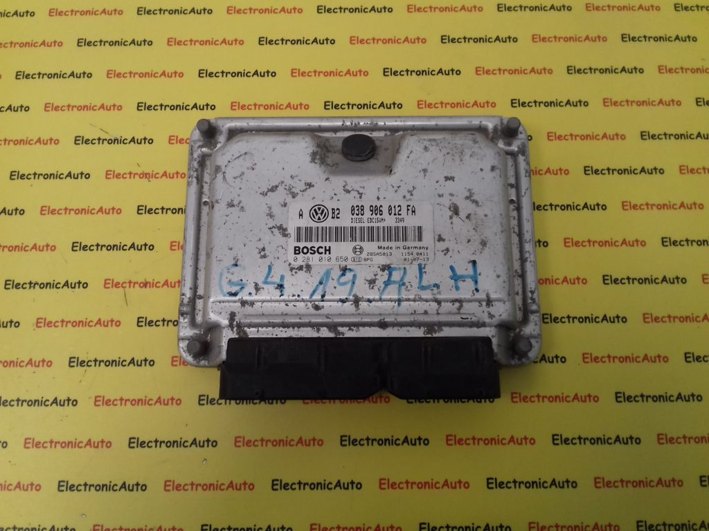 Calculator Motor BOSCH VOLKSWAGEN GOLF 4 0 281 010 650 / 0281010650 / EDC15VM+ / EDC15VM / EDC15VM / 038 906 012 FA / 038906012FA0 281 010 650 / 0281010650 / EDC15VM+ / EDC15VM / EDC15VM / 038 906 012 FA / 038906012FA