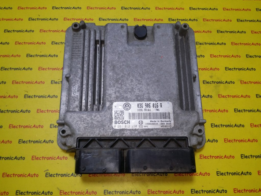 Calculator Motor BOSCH VOLKSWAGEN GOLF 5 0 281 012 220 / 0281012220 / 03G 906 016 R / 03G906016R / EDC16U10 281 012 220 / 0281012220 / 03G 906 016 R / 03G906016R / EDC16U1