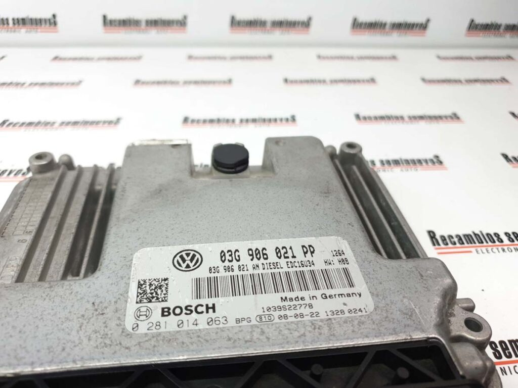 Calculator Motor BOSCH VOLKSWAGEN GOLF 5 0 281 014 063 / 0281014063 / EDC16U34 / 03G 906 021 PP / 03G906021PP / 03G 906 021 AN / 03G906021AN / KK0 281 014 063 / 0281014063 / EDC16U34 / 03G 906 021 PP / 03G906021PP / 03G 906 021 AN / 03G906021AN / KK