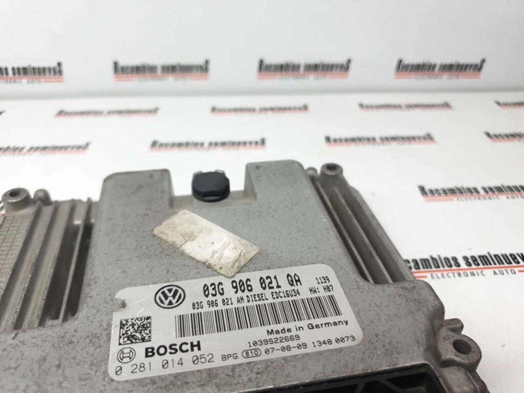 Calculator Motor BOSCH VOLKSWAGEN GOLF 5 0 281 014 052 / 0281014052 / EDC16U34 / 03G 906 021 QA / 03G906021QA / 03G 906 021 AN / 03G906021AN / KK0 281 014 052 / 0281014052 / EDC16U34 / 03G 906 021 QA / 03G906021QA / 03G 906 021 AN / 03G906021AN / KK