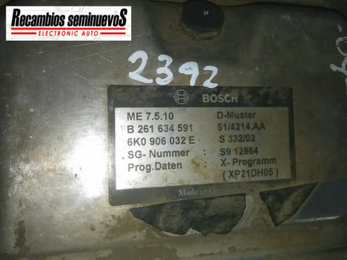 Calculator Motor BOSCH VOLKSWAGEN GOLF B 261 634 591 / B261634591 / 6K0 906 032 E / 6K0906032E / ME7...