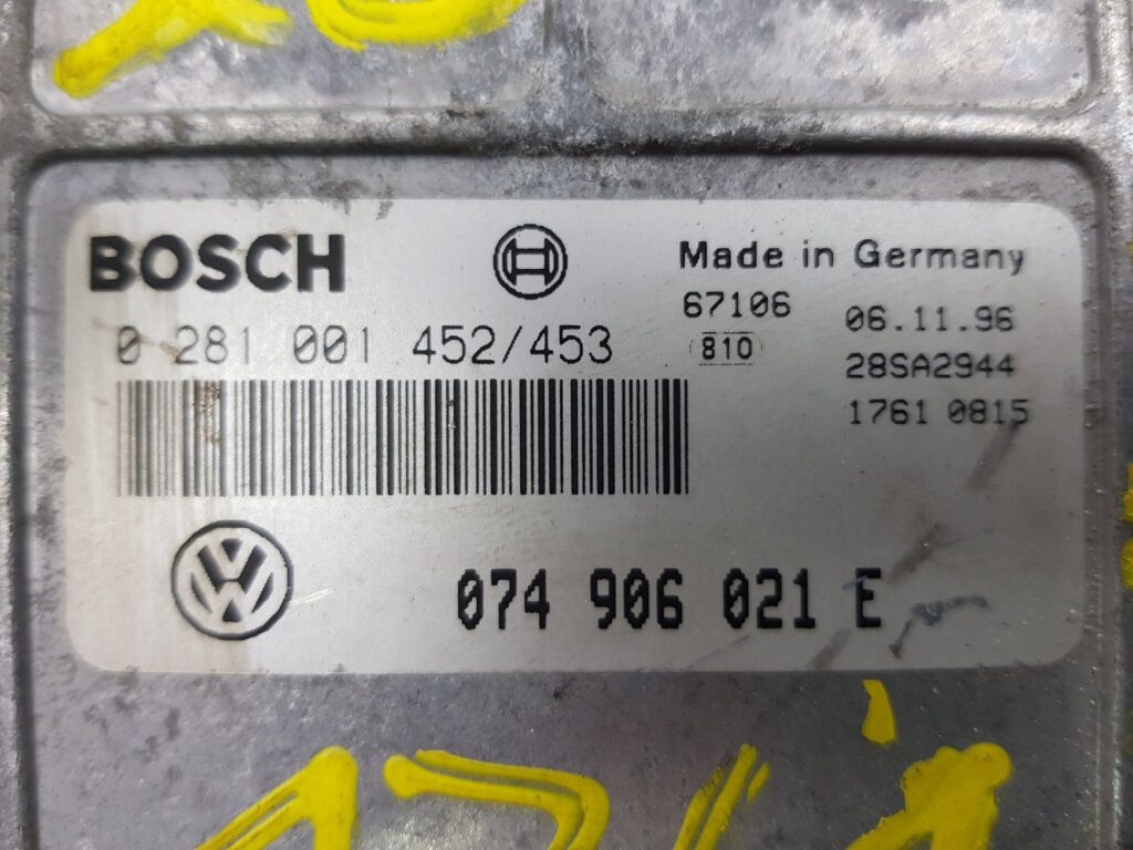 Calculator Motor BOSCH VOLKSWAGEN LT 0281001452 453 / 0281001452453 / 074 906 021 E / 074906021E0281001452 453 / 0281001452453 / 074 906 021 E / 074906021E