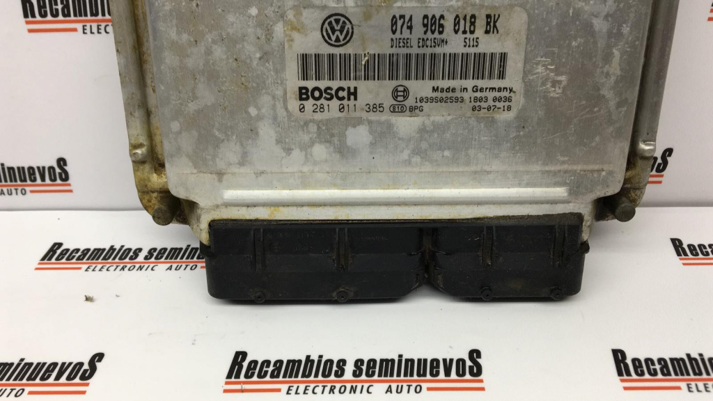 Calculator Motor BOSCH VOLKSWAGEN LT, 0281011385, EDC15VM, 074906018BK,