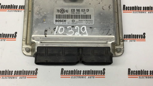 Calculator Motor BOSCH VOLKSWAGEN PASSAT 0 281 010 701 / 0281010701 / EDC15P / 038 906 019 EP / 0389...