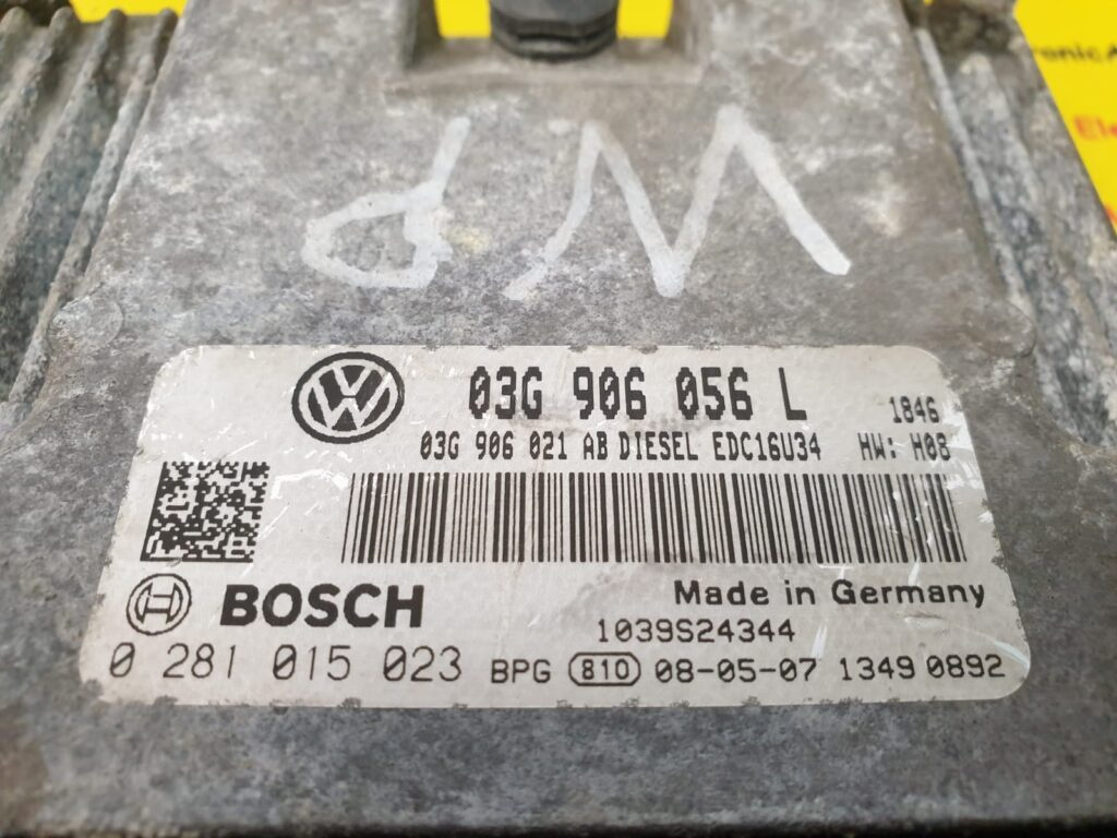 Calculator Motor BOSCH VOLKSWAGEN PASSAT 0 281 015 023 / 0281015023 / EDC16U34 / 03G 906 056 L / 03G906056L / 03G906021AB / KK0 281 015 023 / 0281015023 / EDC16U34 / 03G 906 056 L / 03G906056L / 03G906021AB / KK