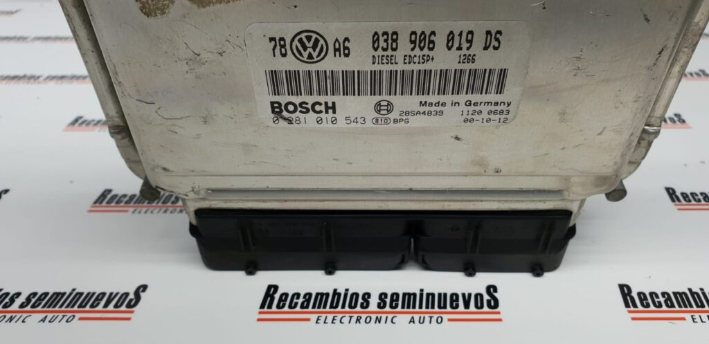 Calculator Motor BOSCH VOLKSWAGEN PASSAT 0 281 010 543 / 0281010543 / EDC15P+ / EDC15P / EDC15P / 038 906 019 DS / 038906019DS0 281 010 543 / 0281010543 / EDC15P+ / EDC15P / EDC15P / 038 906 019 DS / 038906019DS