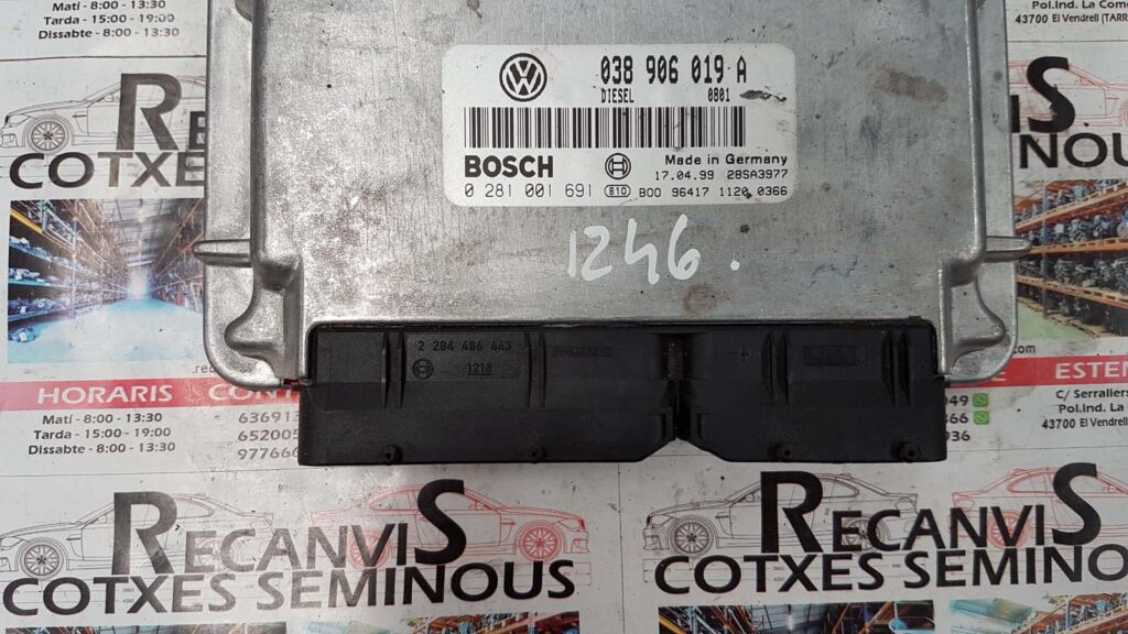 Calculator Motor BOSCH VOLKSWAGEN PASSAT 0 281 001 691 / 0281001691 / 038 906 019 A / 038906019A0 281 001 691 / 0281001691 / 038 906 019 A / 038906019A