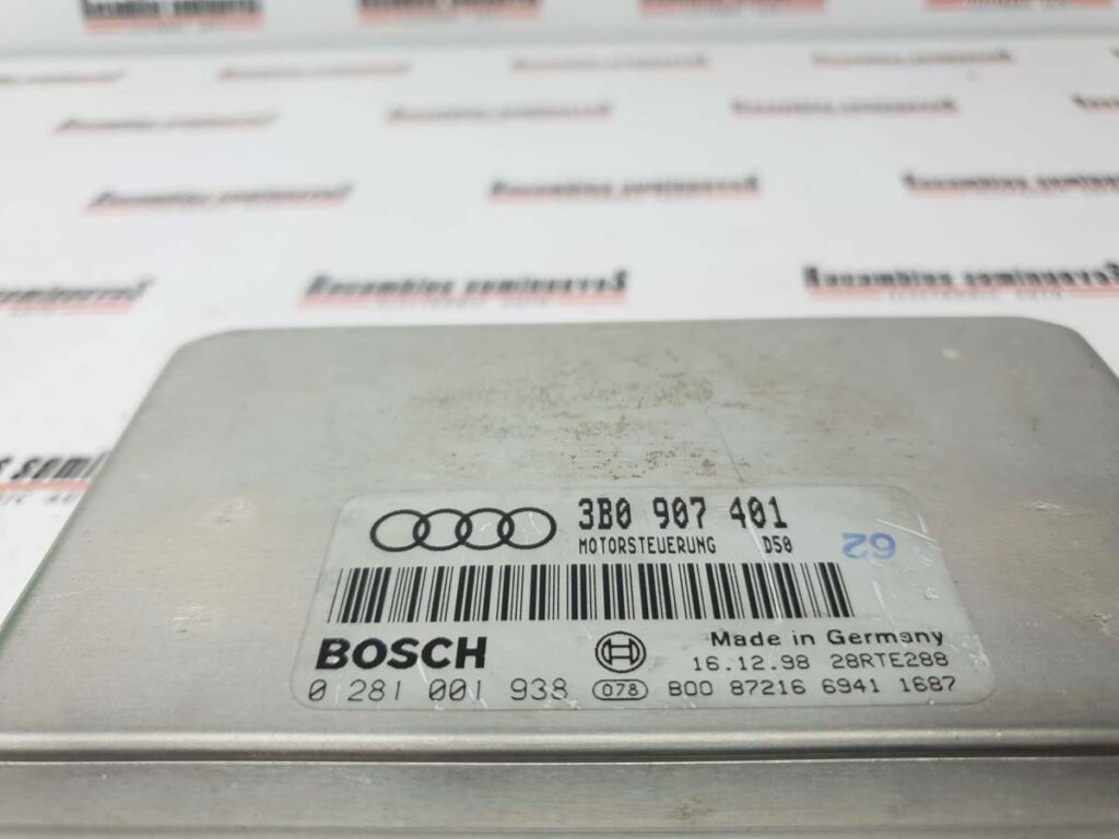 Calculator Motor BOSCH VOLKSWAGEN PASSAT 0281001938 / 3B0 907 401 / 3B09074010281001938 / 3B0 907 401 / 3B0907401