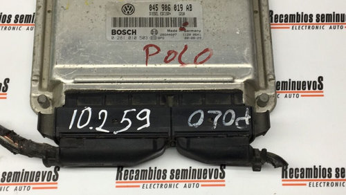 Calculator Motor BOSCH VOLKSWAGEN POLO 0 281 010 503 / 0281010503 / EDC15P+ / EDC15P / EDC15P / 045 ...