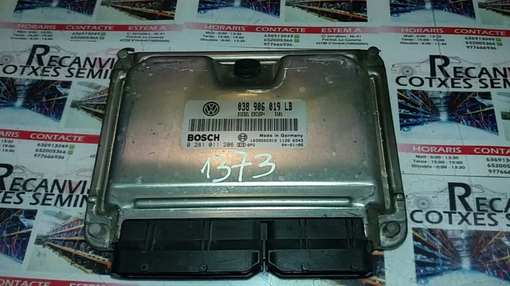 Calculator Motor BOSCH VOLKSWAGEN POLO, 0281011206, EDC15P+ , 038906019LB,