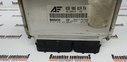 Calculator Motor BOSCH VOLKSWAGEN SHARAN 0 281 010 629 / 0281010629 / 038 906 019 FA / 038906019FA /...