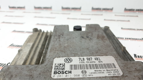 Calculator Motor BOSCH VOLKSWAGEN TOUAREG 0 281 011 960 / 0281011960 / EDC16CP34 / 7L0 907 401 / 7L0...