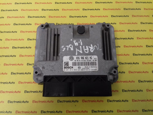 Calculator Motor BOSCH VOLKSWAGEN TOURAN 0 281 014 043 / 0281014043 / EDC16U34 / 03G 906 021 MG / 03...