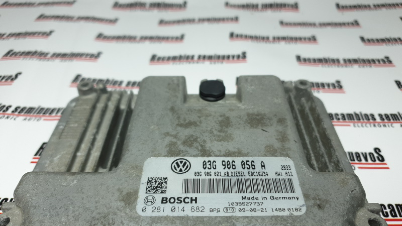 Calculator Motor BOSCH VOLKSWAGEN TOURAN 0 281 014 682 / 0281014682 / EDC16U34 / 03G 906 056 A / 03G906056A / 03G 906 021 AB / 03G906021AB / KK0 281 014 682 / 0281014682 / EDC16U34 / 03G 906 056 A / 03G906056A / 03G 906 021 AB / 03G906021AB / KK