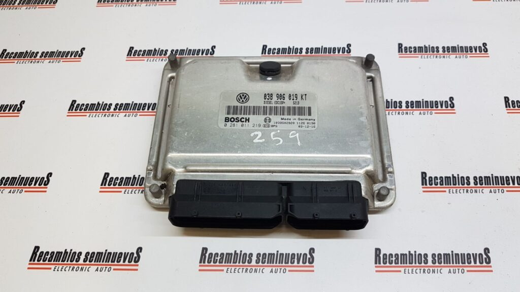 Calculator Motor BOSCH VOLKSWAGEN VOLKSWAGEN -CUALQUIER MODELO- 0 281 011 219 / 0281011219 / EDCP15 / 038 906 019 KT / 038906019KT / + / / 0 281 011 219 / 0281011219 / EDCP15 / 038 906 019 KT / 038906019KT / + / /