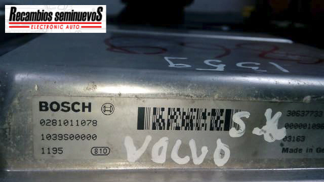 Calculator Motor BOSCH VOLVO S60 0 281 011 078 / 0281011078 / 30637733 A / 30637733A0 281 011 078 / 0281011078 / 30637733 A / 30637733A