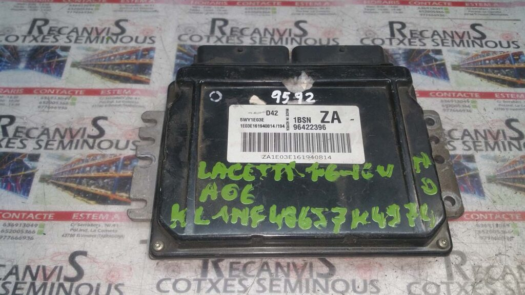 Calculator Motor CHEVROLET LACETTI 5WY1E03E / 96422396 / 1BSN ZA / 1BSNZA5WY1E03E / 96422396 / 1BSN ZA / 1BSNZA