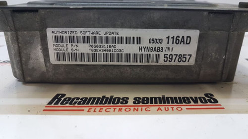 Calculator Motor CHRYSLER PT CRUISER P05033116AD / HYN9AB3 / 05033 116AD / 05033116AD / 04745860P050...
