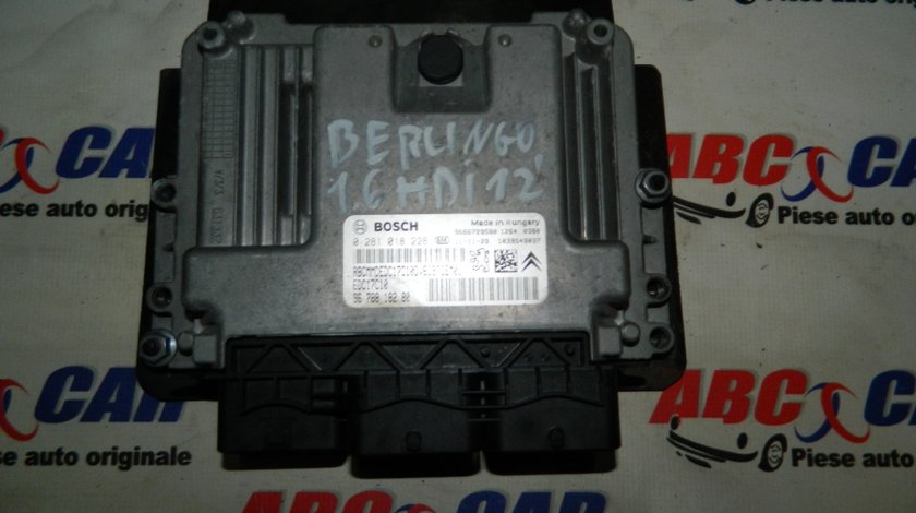 Calculator motor Citroen Berlingo 1.6 HDI cod: 966729580 model 2012