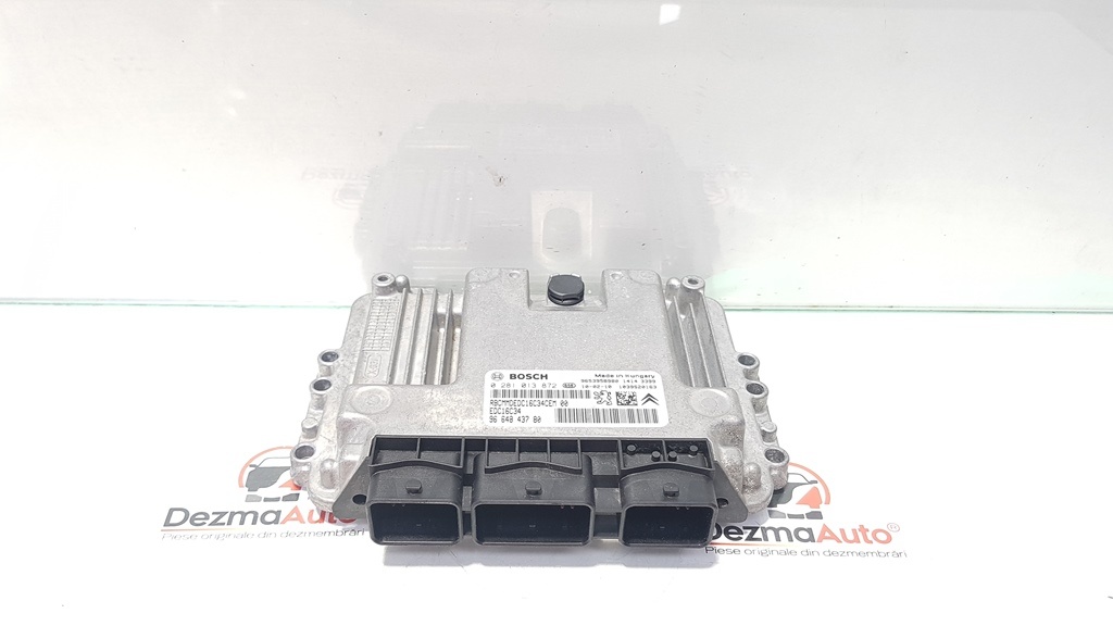 Calculator motor, Citroen Berlingo 2, 1.6 hdi, 9HZ, cod 9664843780, 0281013872 (idi:283174)