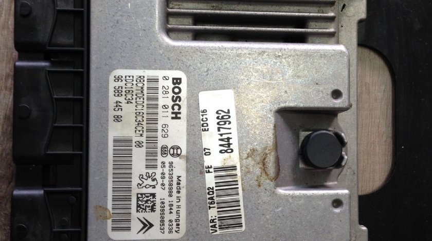 Calculator motor citroen c4 1 6 hdi 2006 90 cp cod 9658944580