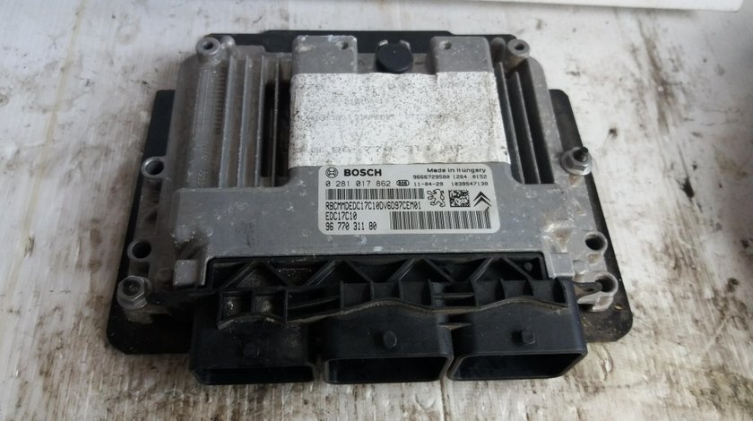 Calculator motor citroen c4 1.6 hdi 2011 9677031180 0281017862