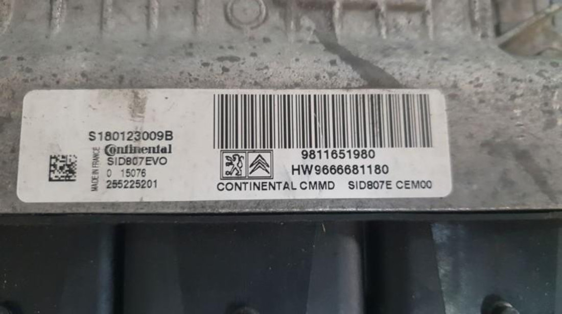 Calculator motor Citroen C4 (2009->) [B7] 9811651980