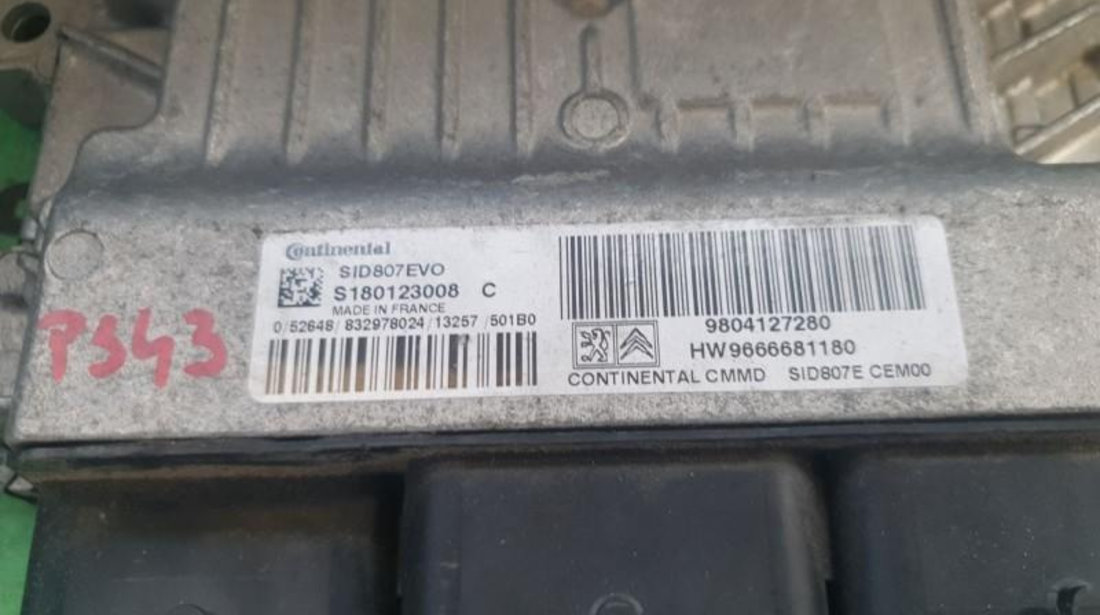 Calculator motor Citroen C4 (2009->) [B7] s180123008c