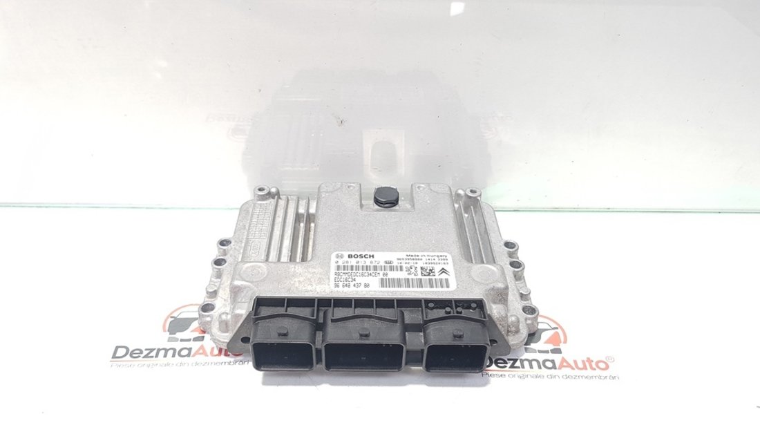 Calculator motor, Citroen C4 (I) sedan, 1.6 hdi, 9HZ, cod 9664843780, 0281013872 (idi:283174)