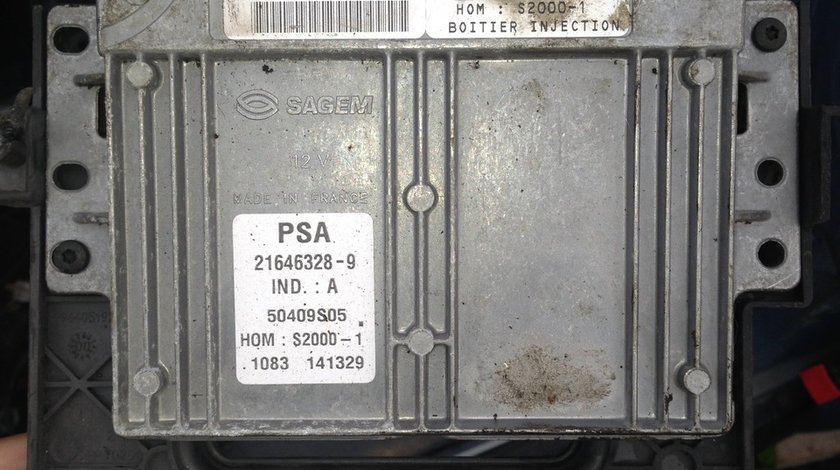 calculator motor citroen c5 1.8 16v 2005 cod 9644486380