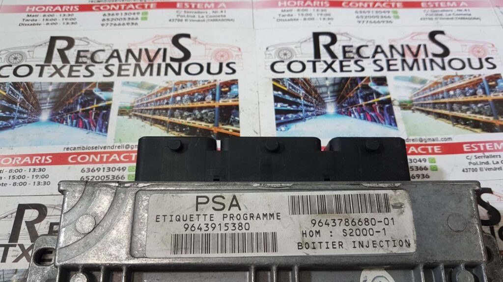 Calculator Motor CITROEN C5 9643915380 / 9643786680 / HOM S2000-1 / HOM S2000 1 / HOMS20001 / 215646517-6 / 215646517 6 / 2156465176 / 50409S059643915380 / 9643786680 / HOM S2000-1 / HOM S2000 1 / HOMS20001 / 215646517-6 / 215646517 6 / 2156465176 /