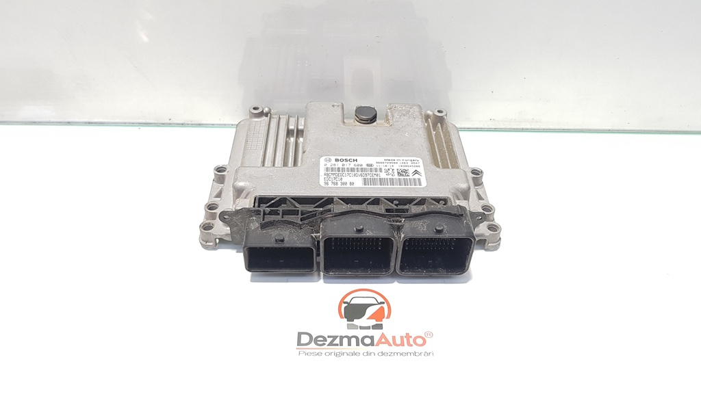 Calculator motor, Citroen DS3 [Fabr 2009-2015] 1.6 hdi, 9676830080, 0281017600 (id:408477)