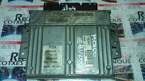 Calculator Motor CITROEN XSARA PICASSO 9642616780 / 9632727280-03 / 9632727280 03 / 963272728003 / H...