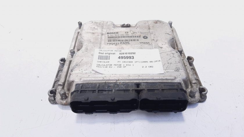 Calculator motor, cod 0281010292, Chrysler PT Cruiser, 2.2 CRD, EDJ (id:495993)