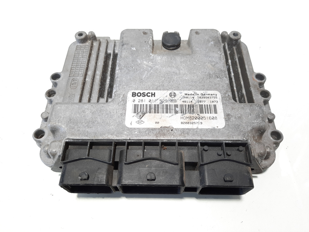 Calculator motor, cod 0281011529, 8200051608, Renault Trafic 2, 1.9 DCI, F9Q732 (id:483457)