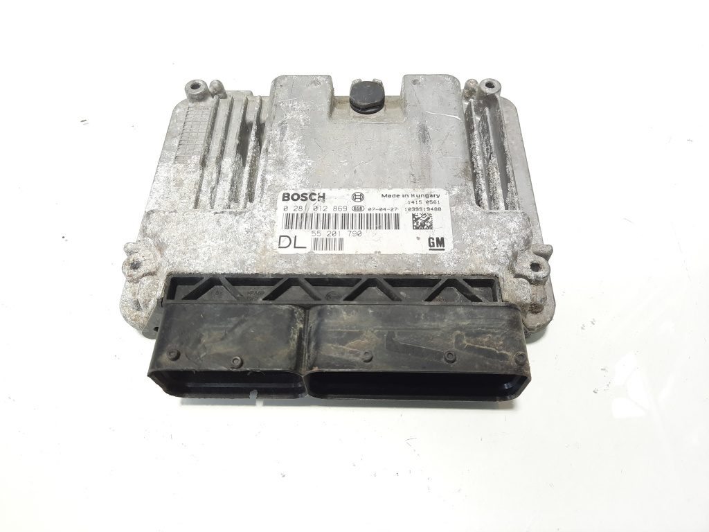 Calculator motor, cod 0281012869, 55201790, Opel Vectra C, 1.9 CDTI, Z19DT (id:483104)