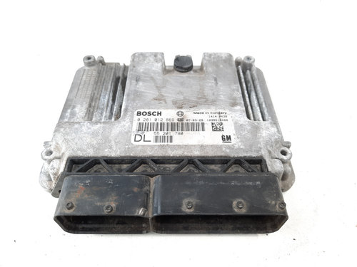Calculator motor, cod 0281012869, 55201790, Opel Vectra C GTS, 1.9 CDTI, Z19DT (idi:538609)