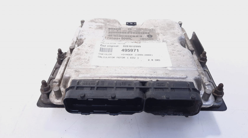 Calculator motor, cod 0281012999, Chrysler Voyager IV (RG, RS) 2.8 CRD (id:495971)