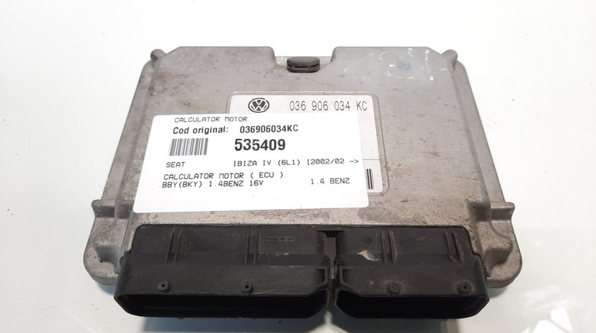 Calculator motor, cod 036906034KC, Skoda Fabia 1 (6Y2), 1.4 16V benz, BBY (idi:535409)