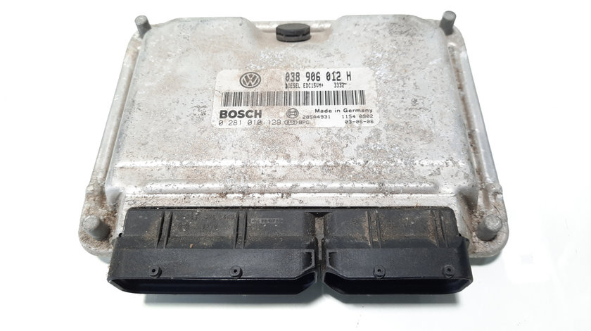 Calculator motor, cod 038906012H, 0281010129, Vw Golf 4 (1J1), 1.9 TDI, ALH (idi:483154)