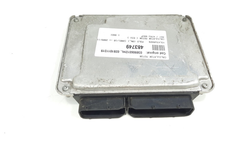 Calculator motor, cod 038906012HL, 0281011319, Skoda Fabia 1 Sedan (6Y3). 1.9 SDI, ASY (idi:483749)