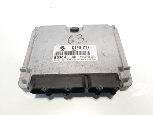 Calculator motor, cod 038906018P, 0281001720, Audi A6 (4B2, C5), 1.9 TDI, AFN (idi:535410)
