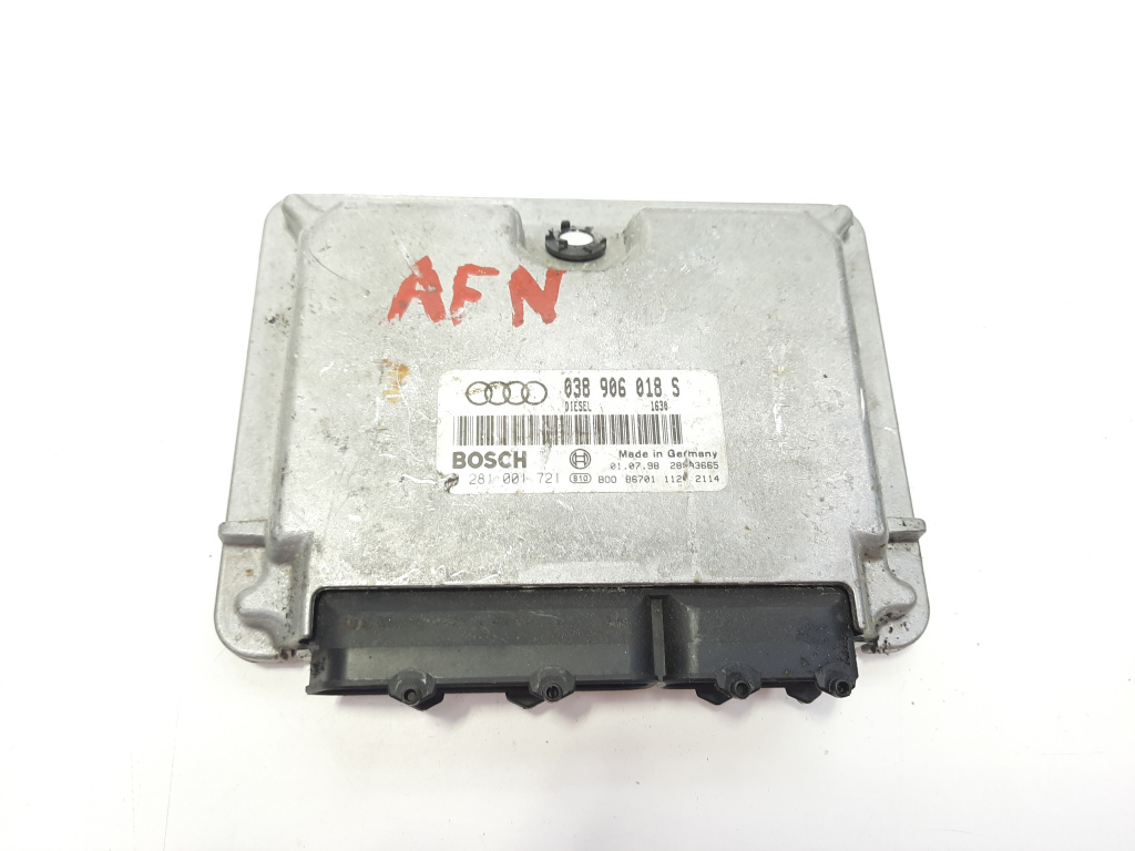 Calculator motor, cod 038906018S, 0281001721, Vw, 1.9 TDI, AFN (idi:482952)