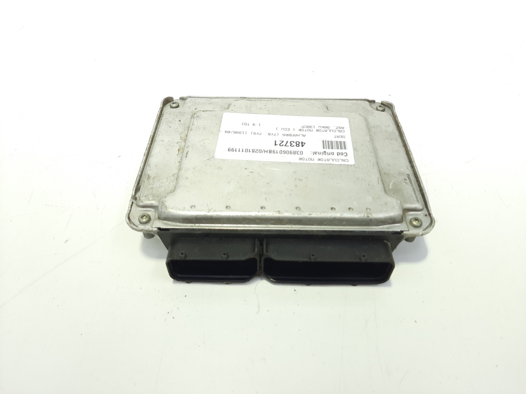 Calculator motor, cod 038906019BH, 0281011199, Audi A3 (8L1), 1.9 TDI, ASZ (idi:483721)