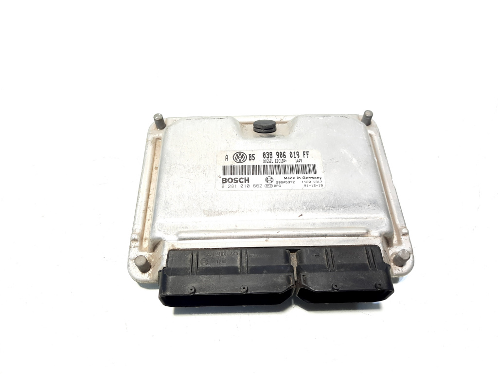 Calculator motor, cod 038906019FF, 0281010662, Audi A3 (8L1) 1.9 TDI, ATD (idi:527124)