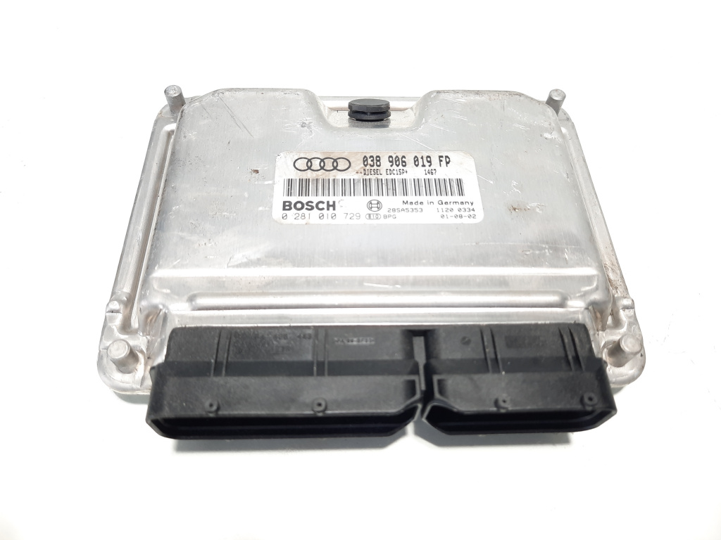 Calculator motor, cod 038906019FP, 0281010729, Audi A6 (4B2, C5), 1.9 TDI, AWX (idi:491605)