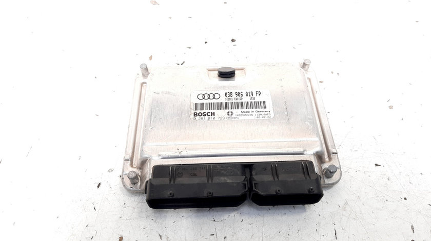 Calculator motor, cod 038906019FP, 0281010729, Audi A4 Avant (8E5, B6), 1.9 TDI, AWX (idi:535605)