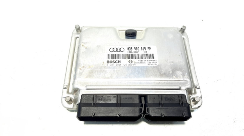 Calculator motor, cod 038906019FP, 0281010729, Audi A4 Avant (8E5, B6) 1.9 TDI, AWX (idi:527104)